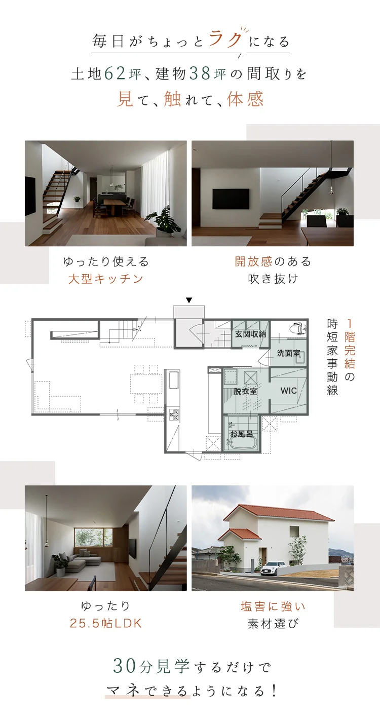 土地62坪・建物38坪の紹介