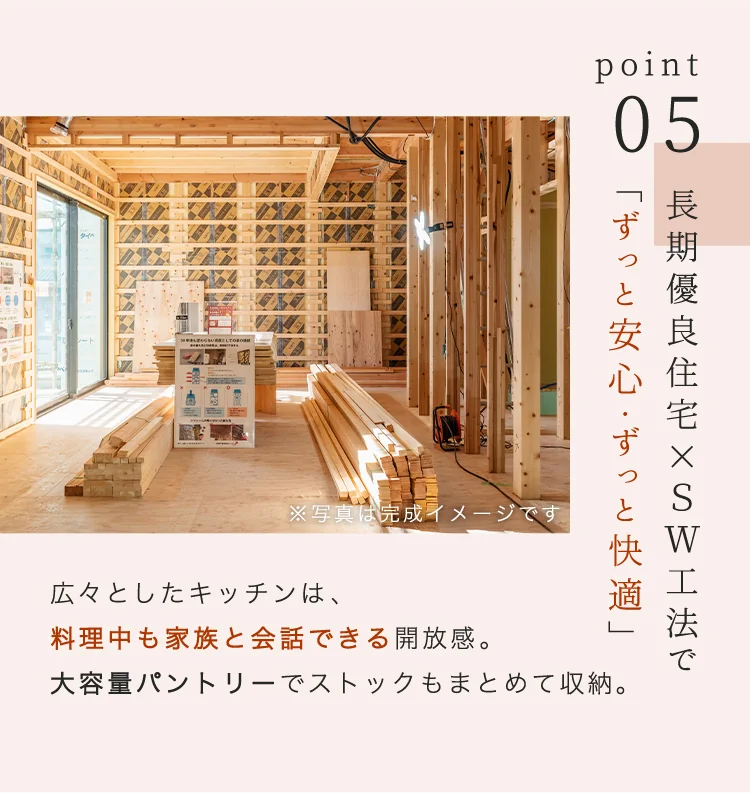 Point05（長期優良住宅×SW工法）