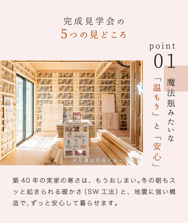 Point01（SW工法による断熱）