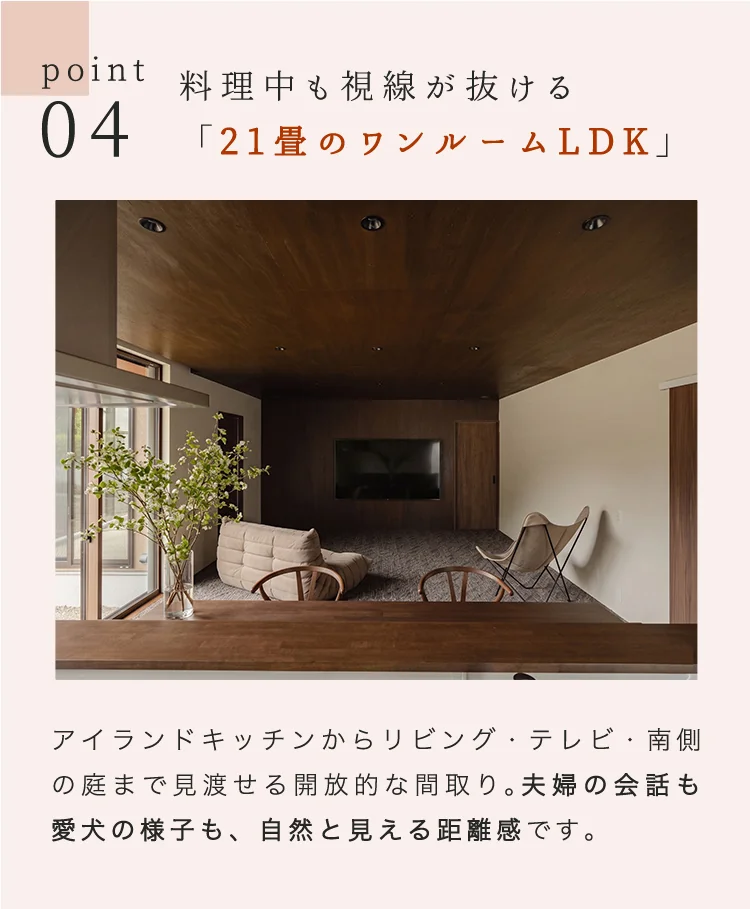 Point04（21畳のワンルームLDK）